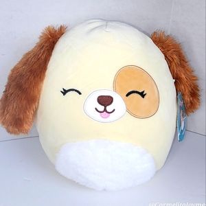 HARRIS 🐶 Fuzzy Earred Dog Original Squishmallow by Kelly Toy ☆》NWT《☆